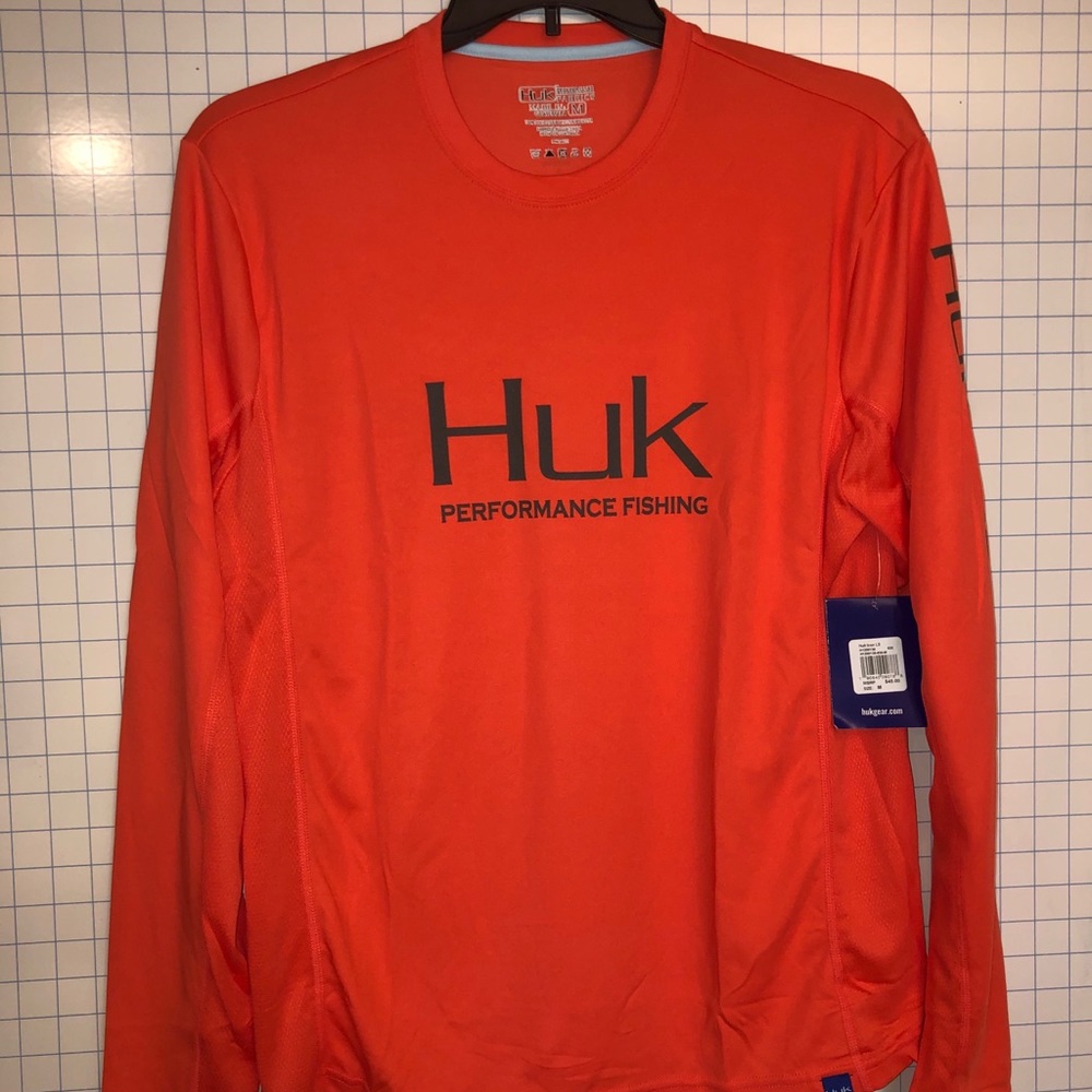 Bright Coral Huk shirt